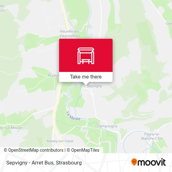 Sepvigny - Arret Bus map