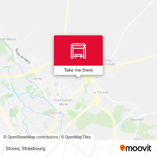 Magasins map