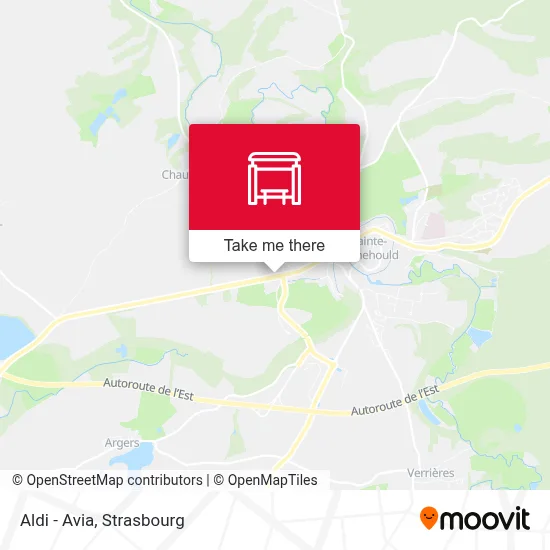Aldi - Avia map