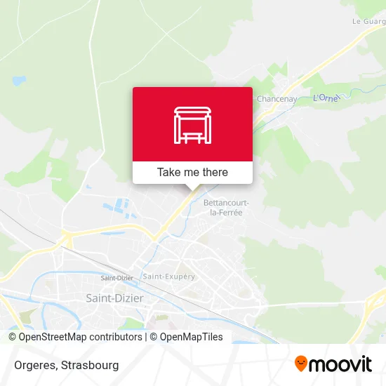 Orgeres map