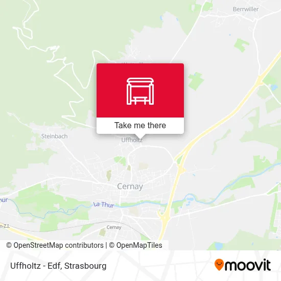 Uffholtz - Edf map