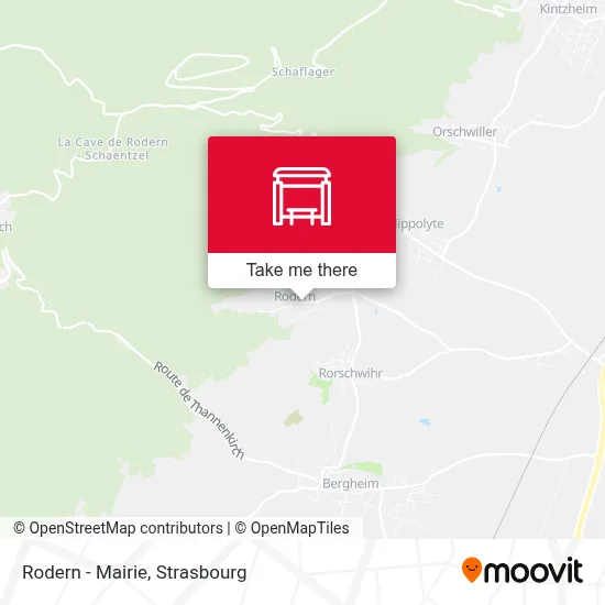 Rodern - Mairie map