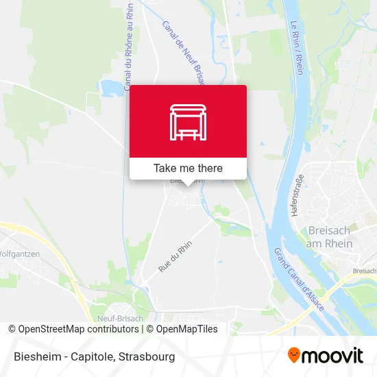 Biesheim - Capitole map