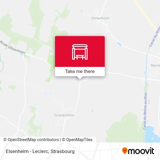 Elsenheim - Leclerc map
