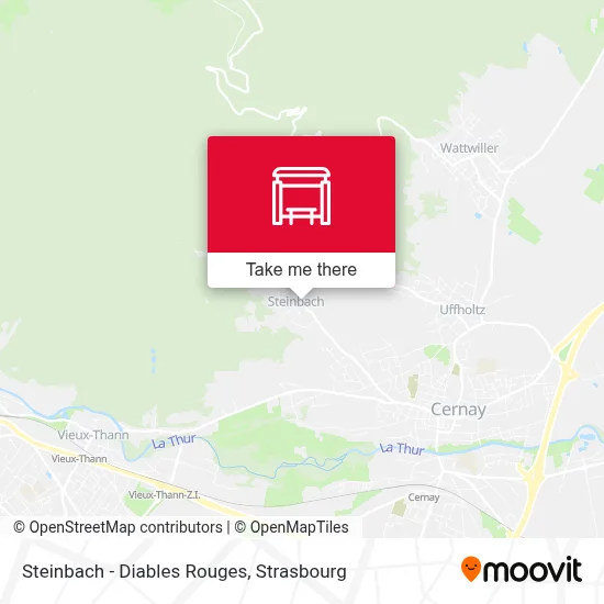 Mapa Steinbach - Diables Rouges