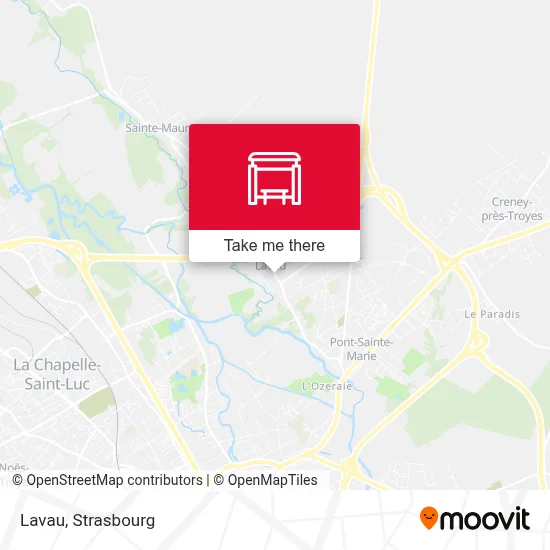 Lavau map