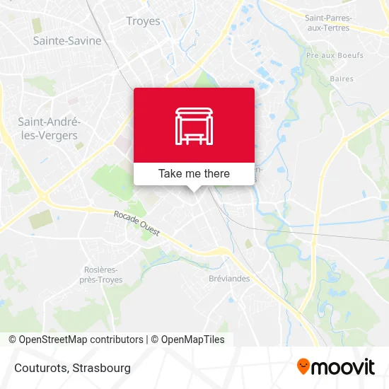Couturots map