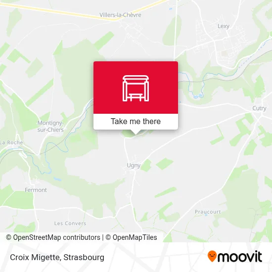 Croix Migette map