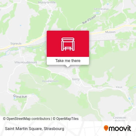 Place Saint Martin map
