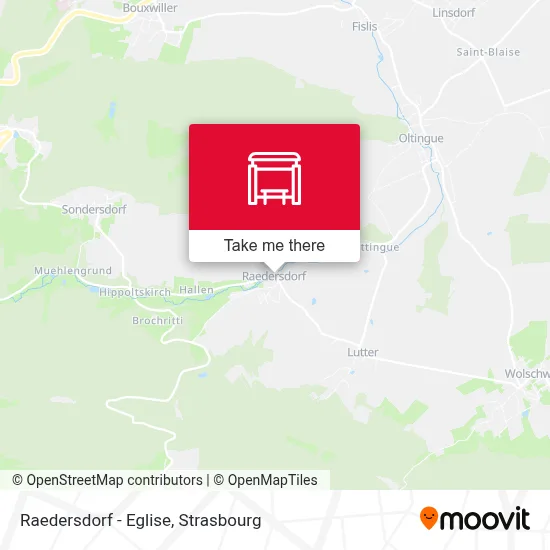 Raedersdorf - Eglise map