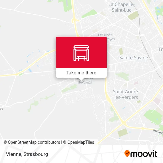 Vienne map