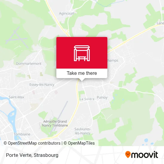 Porte Verte map