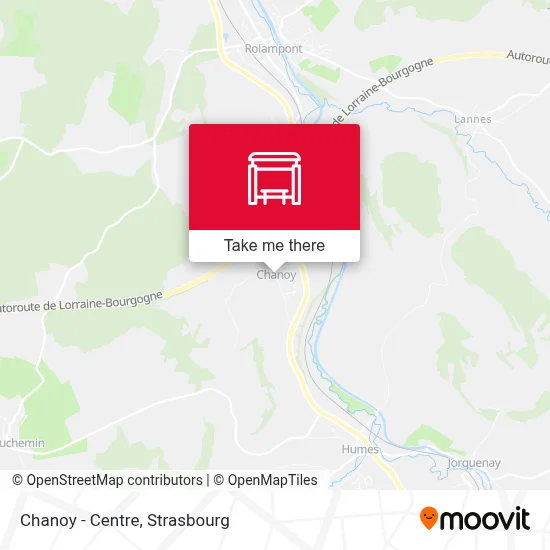 Chanoy - Centre map