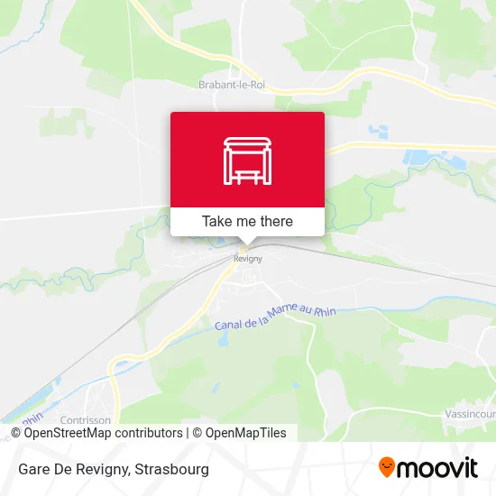 Gare De Revigny map