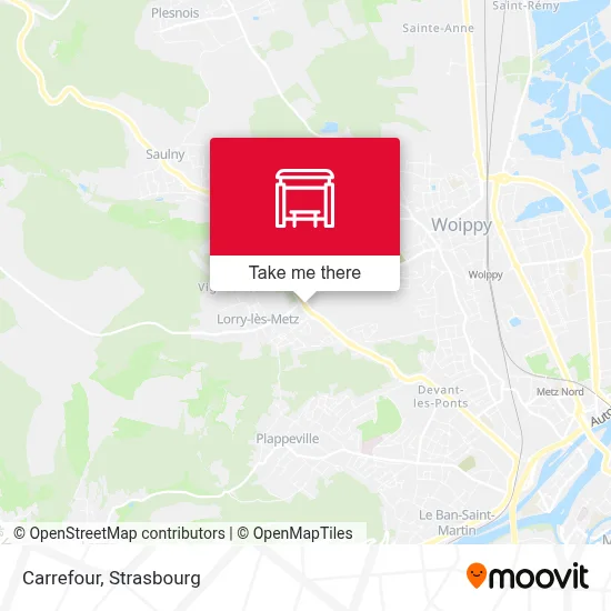 Carrefour map