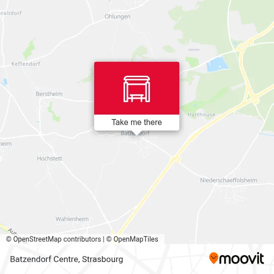 Batzendorf Centre map