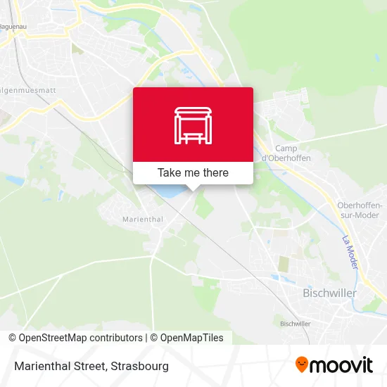 Mapa Rue De Marienthal