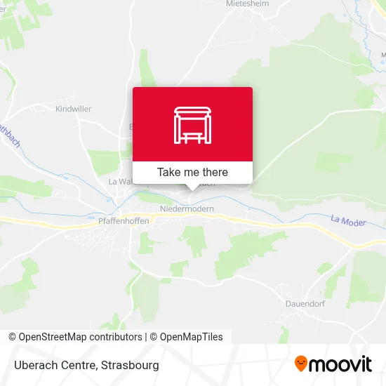 Uberach Centre map