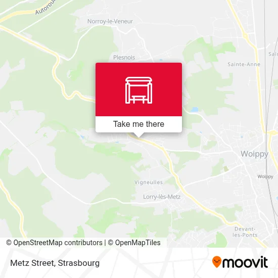 Mapa Rue De Metz