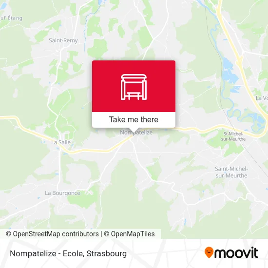Nompatelize - Ecole map