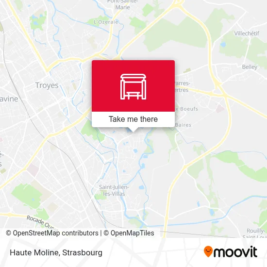 Haute Moline map