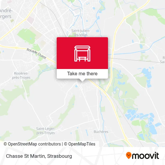 Chasse St Martin map