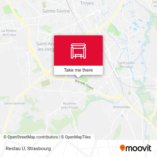 Restau U map