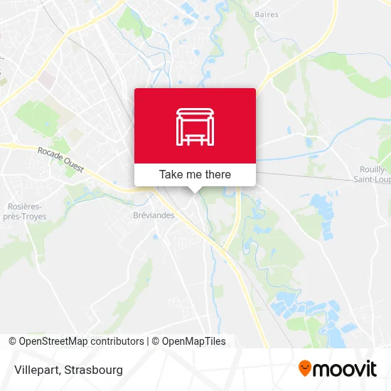Villepart map