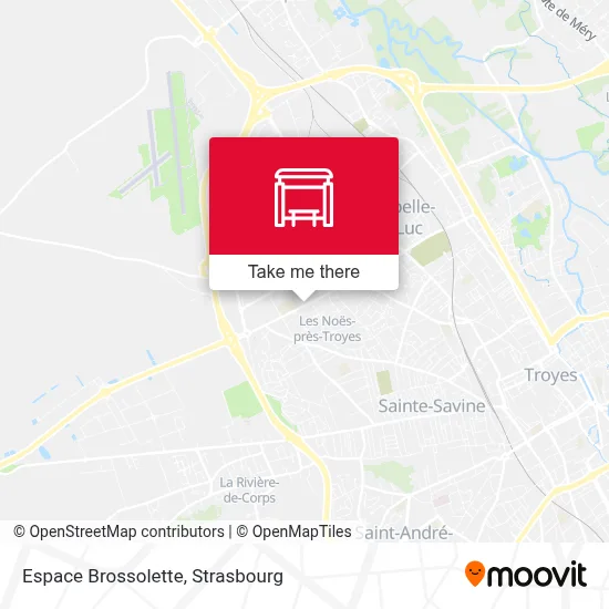 Espace Brossolette map