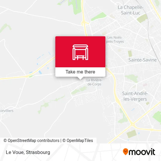 Le Voue map