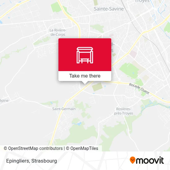 Epingliers map