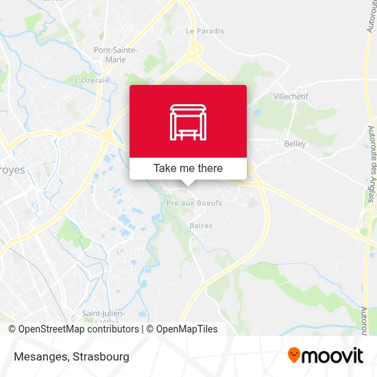 Mesanges map