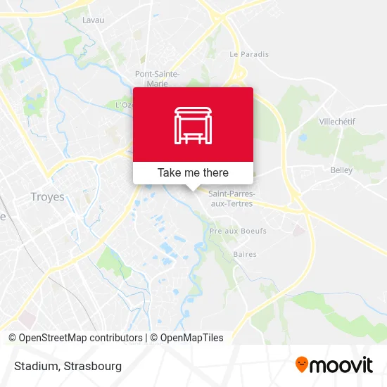 Stade map