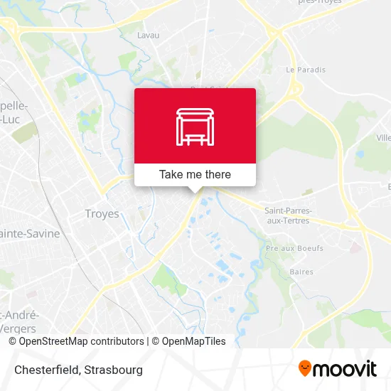 Chesterfield map