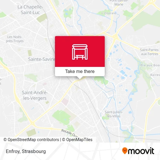 Enfroy map