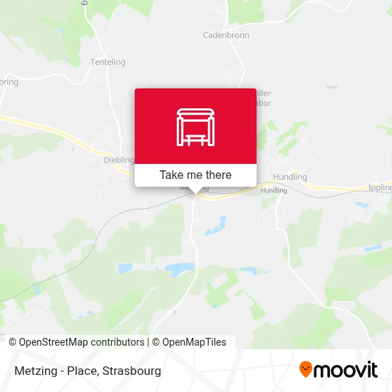 Metzing - Place map