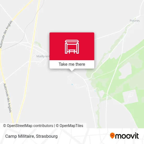 Camp Militaire map
