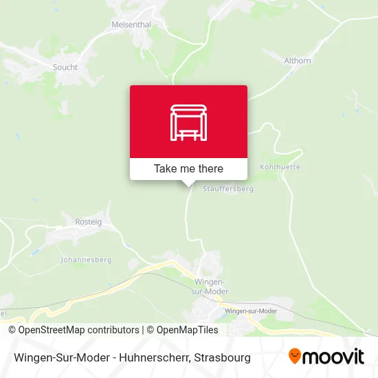 Wingen-Sur-Moder - Huhnerscherr map