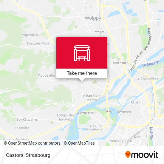 Castors map