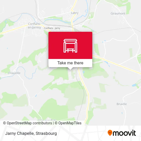 Jarny Chapelle map