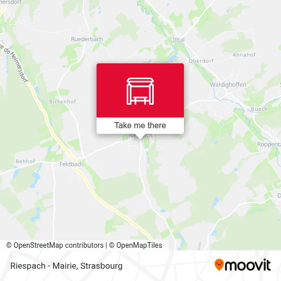 Riespach - Mairie map