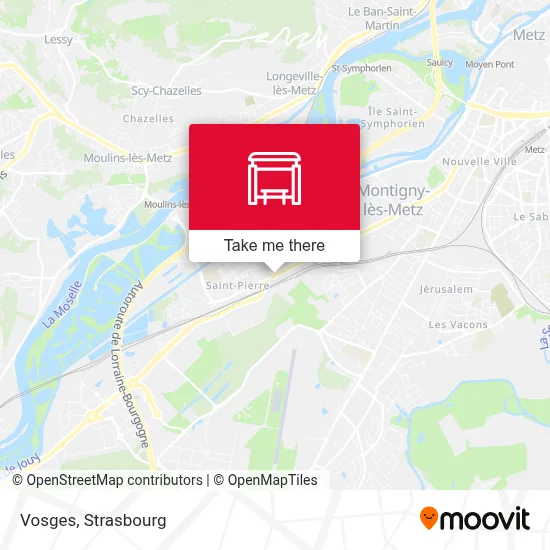 Vosges map