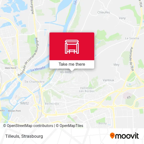 Tilleuls map