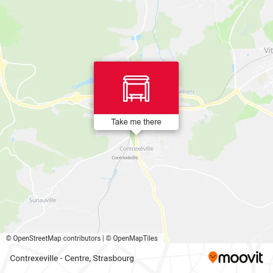 Contrexeville - Centre map