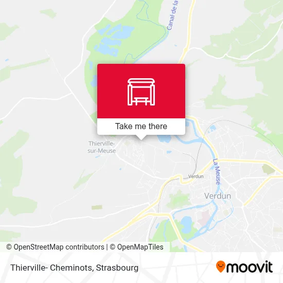Thierville- Cheminots map