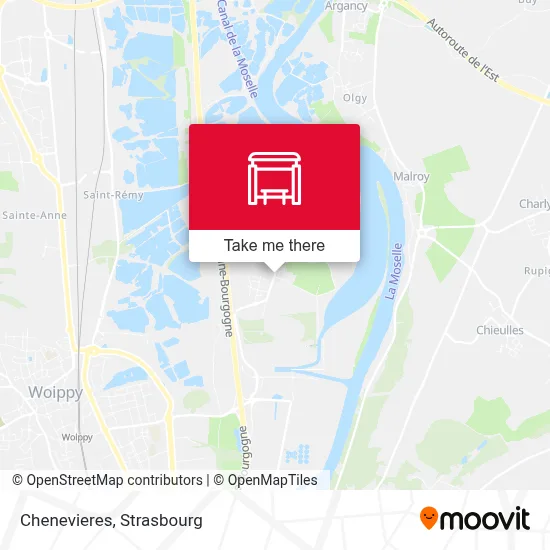 Chenevieres map