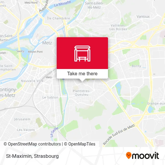St-Maximin map
