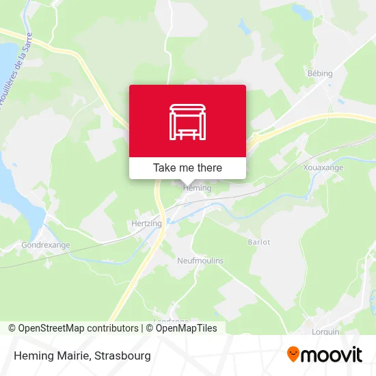 Heming Mairie map