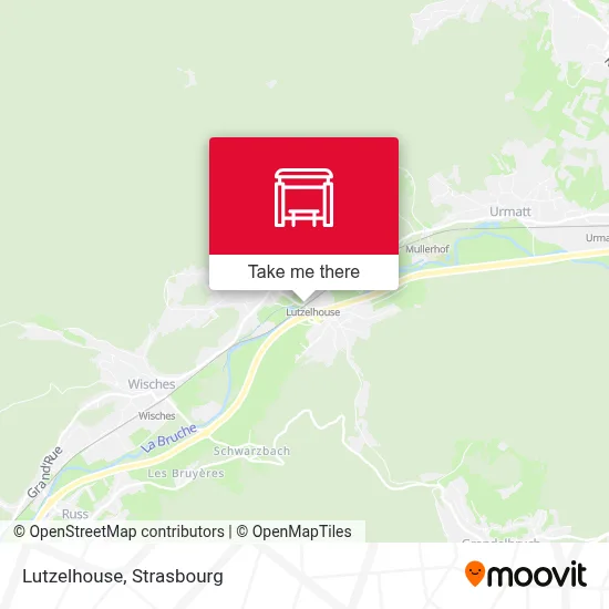 Lutzelhouse map