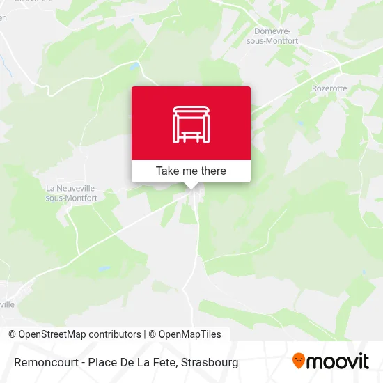 Remoncourt - Place De La Fete map